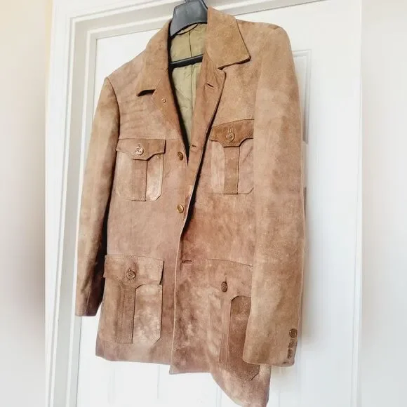70s Vintage Suede Coat - Picture 3 of 16